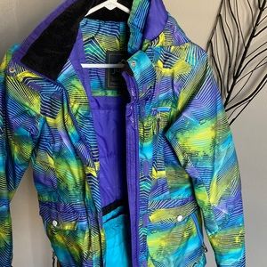 Jumps Neon Snow Jacket YOUTH Large (12)